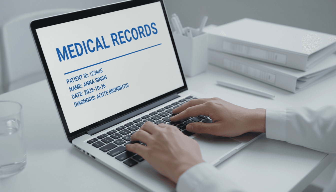 Medical Record Chronologies automation interface